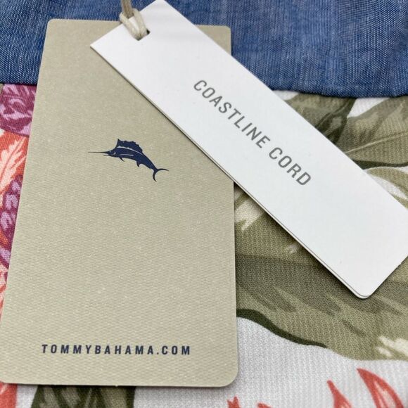 NWT Tommy Bahama Coastline Cord Lunsh Vines Men’s Shirt XL - Picture 9 of 11